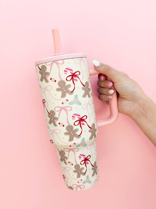 gingerbread 40oz tumbler