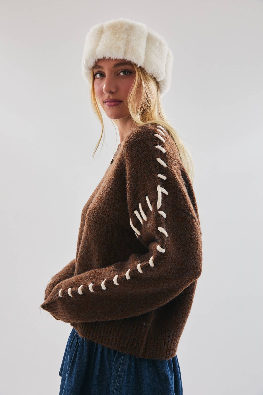cinnamon thread sweater