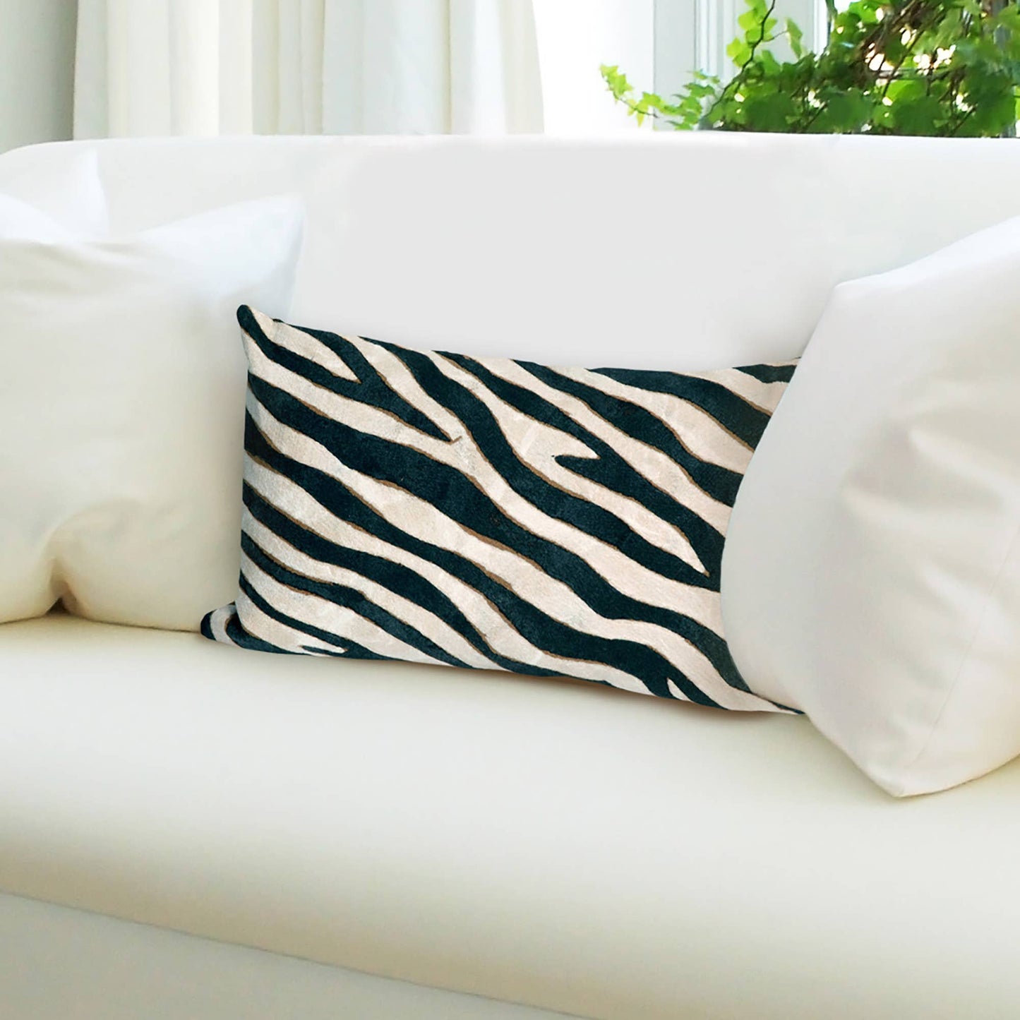 zebra pillow
