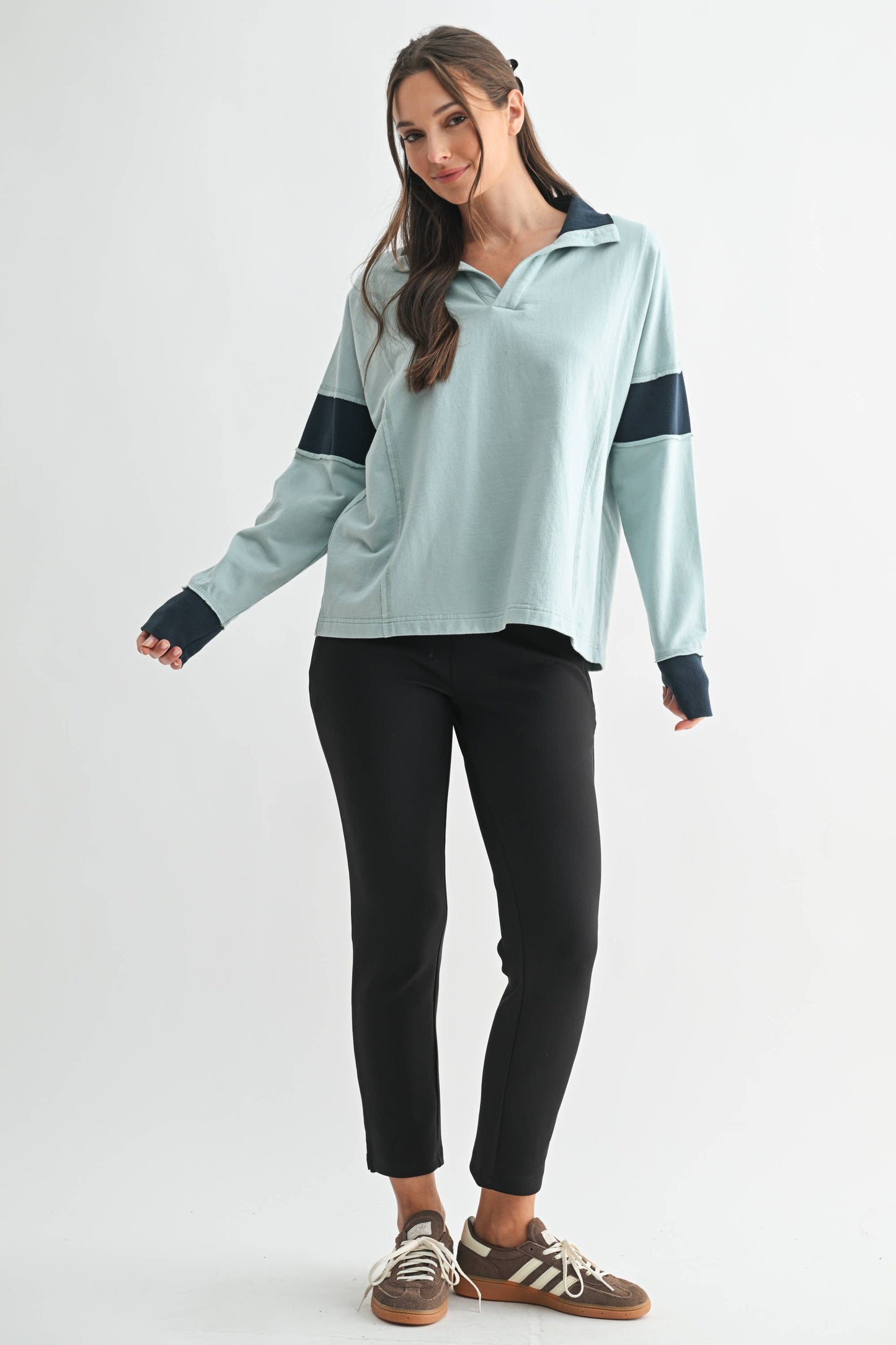 mint chocolate chip pullover