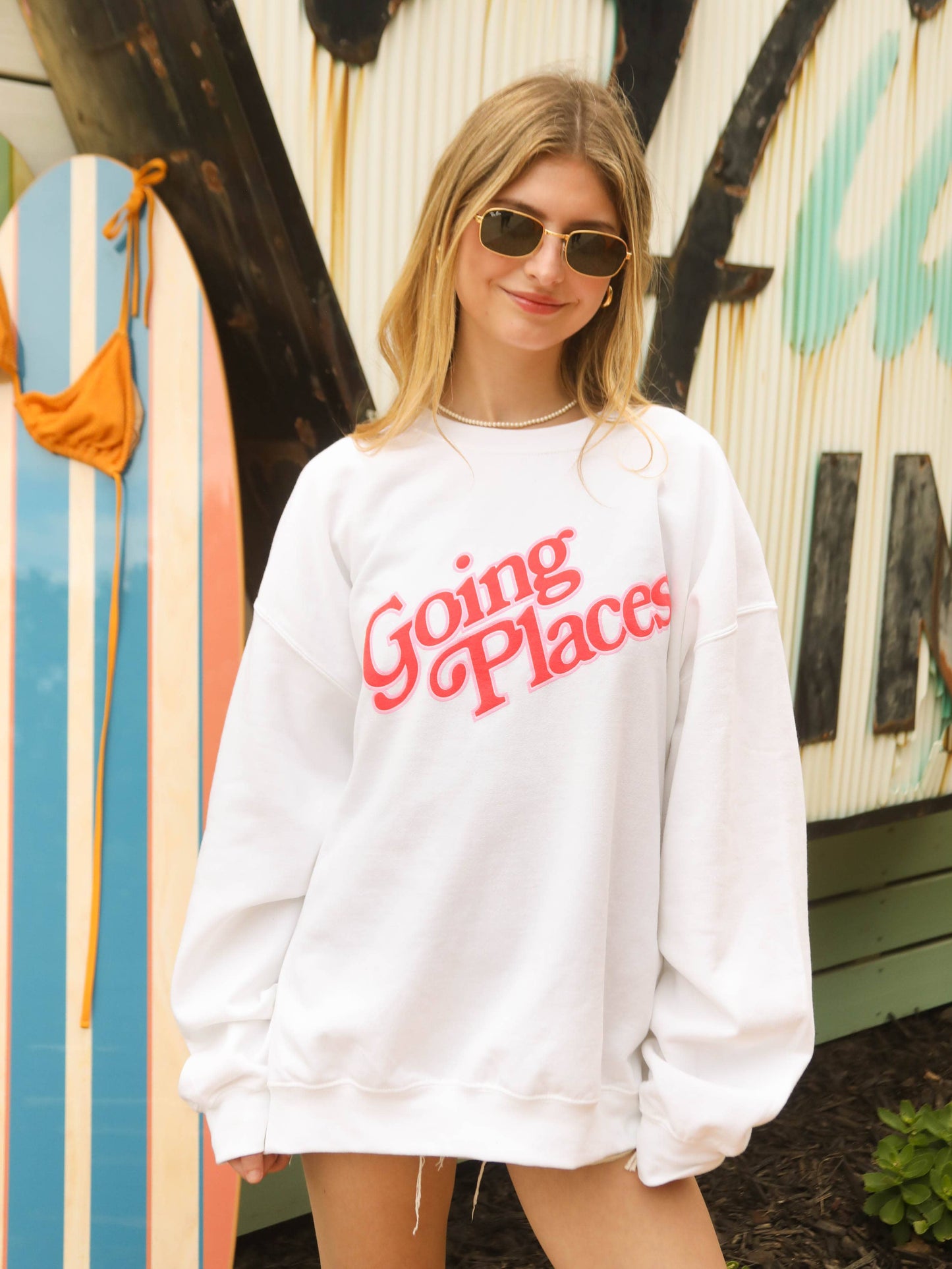 going places sweatshirt