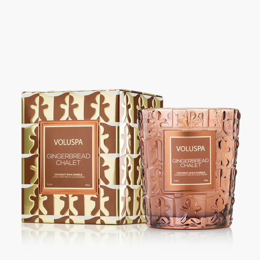 gingerbread chalet classic candle