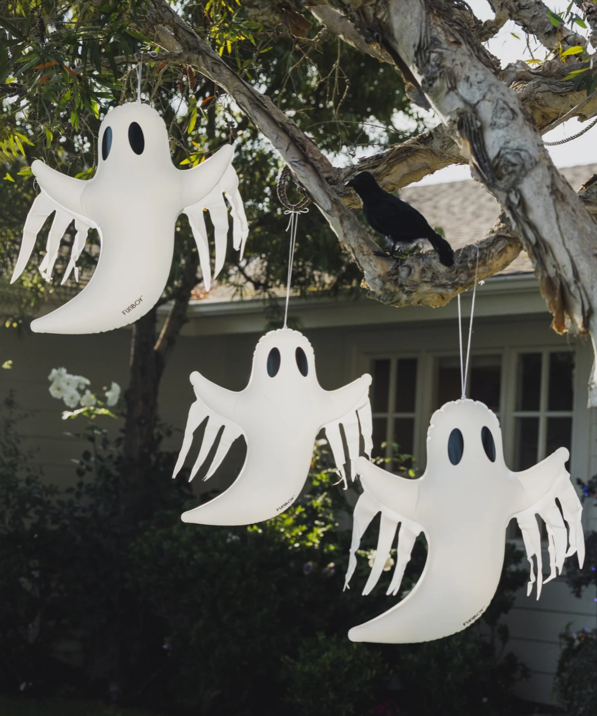 hanging halloween ghosts