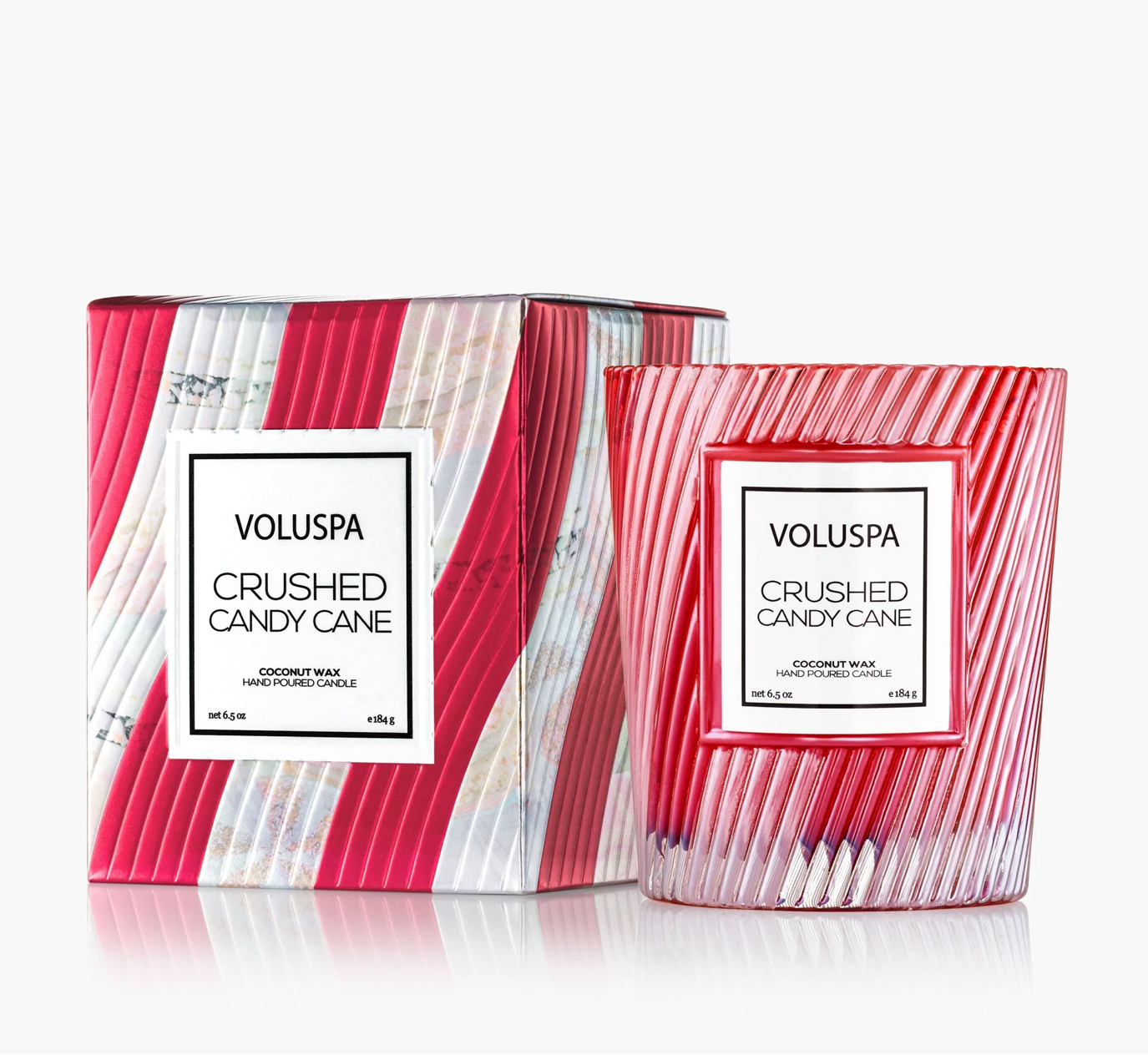 crushed candy cane classic candle