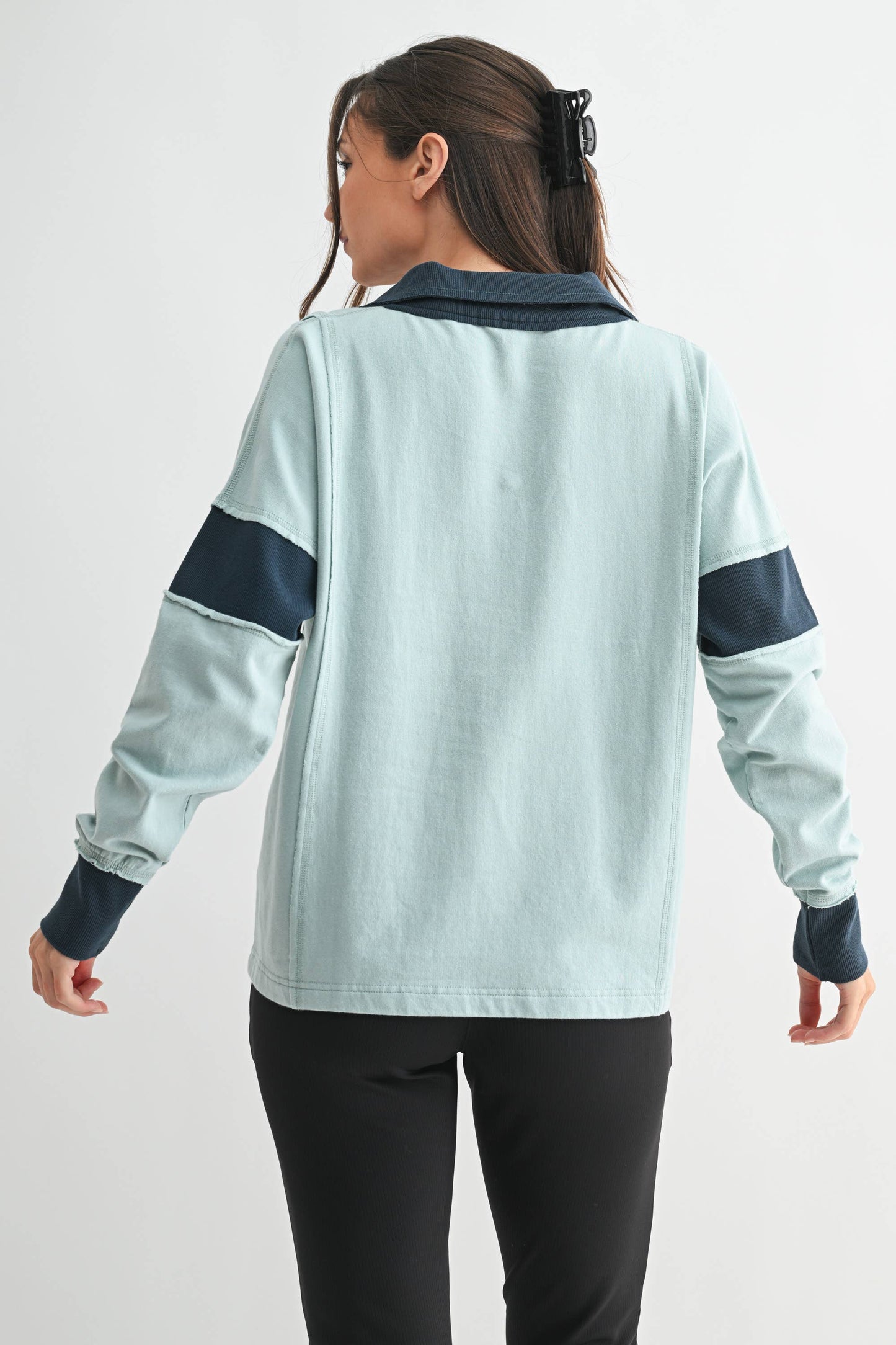 mint chocolate chip pullover