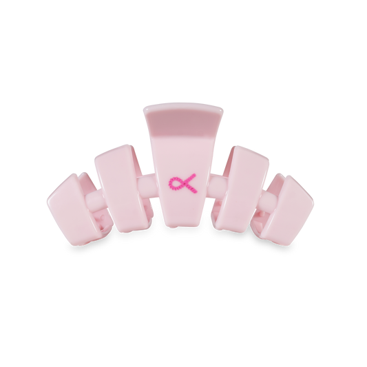 classic hair clip | medium | pink ribbon