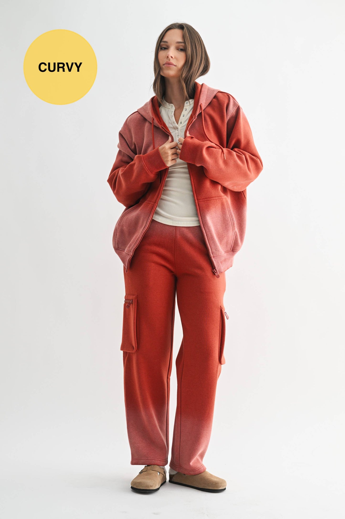 cranberry kiss zip up