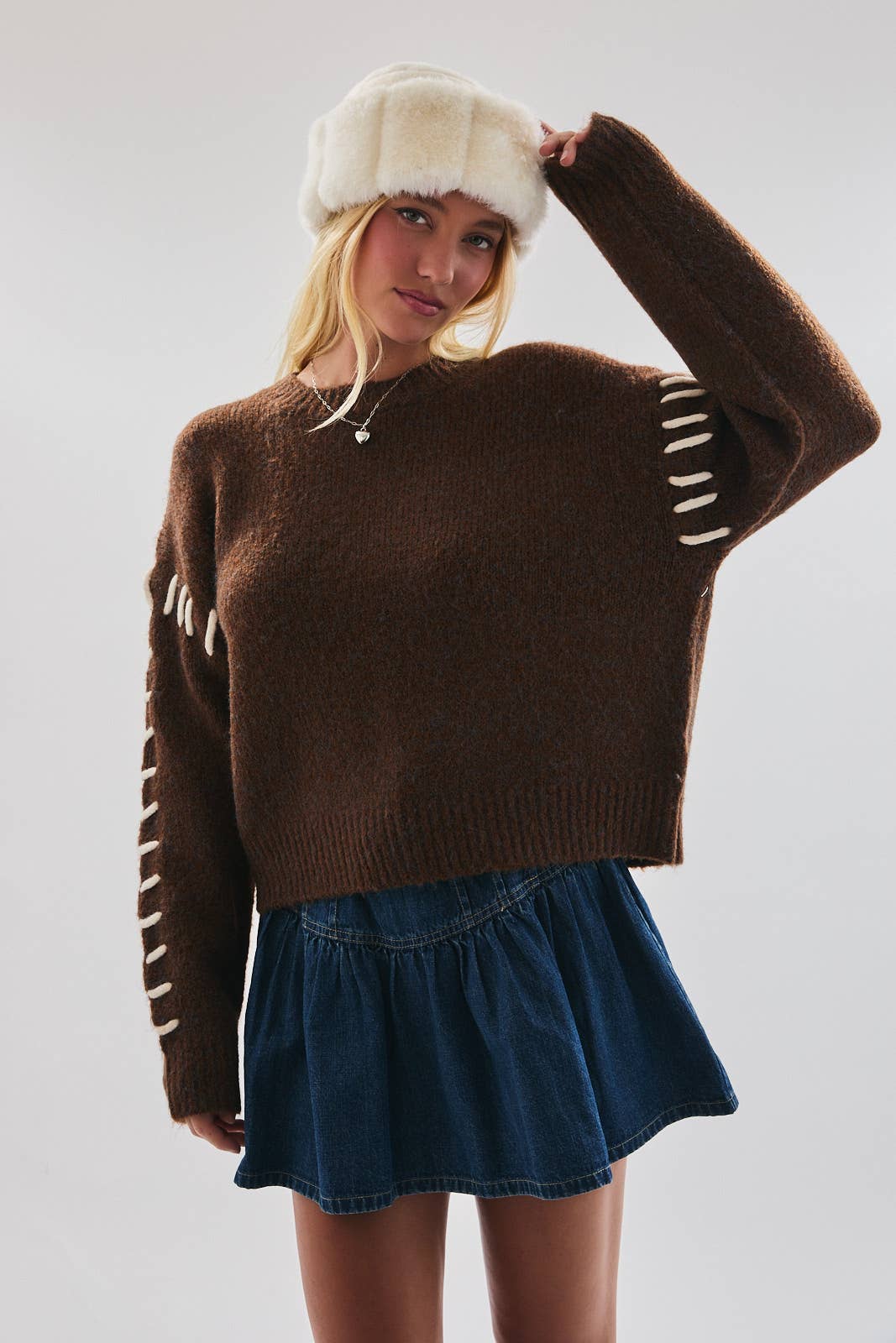 cinnamon thread sweater