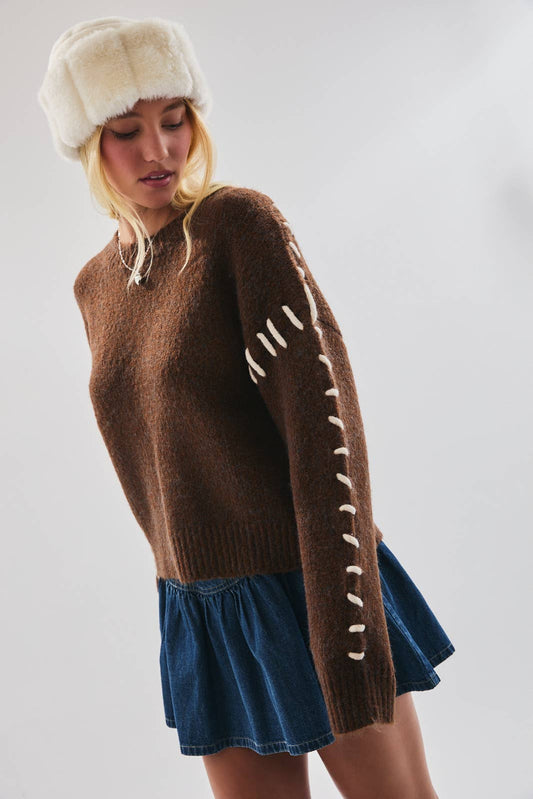 cinnamon thread sweater