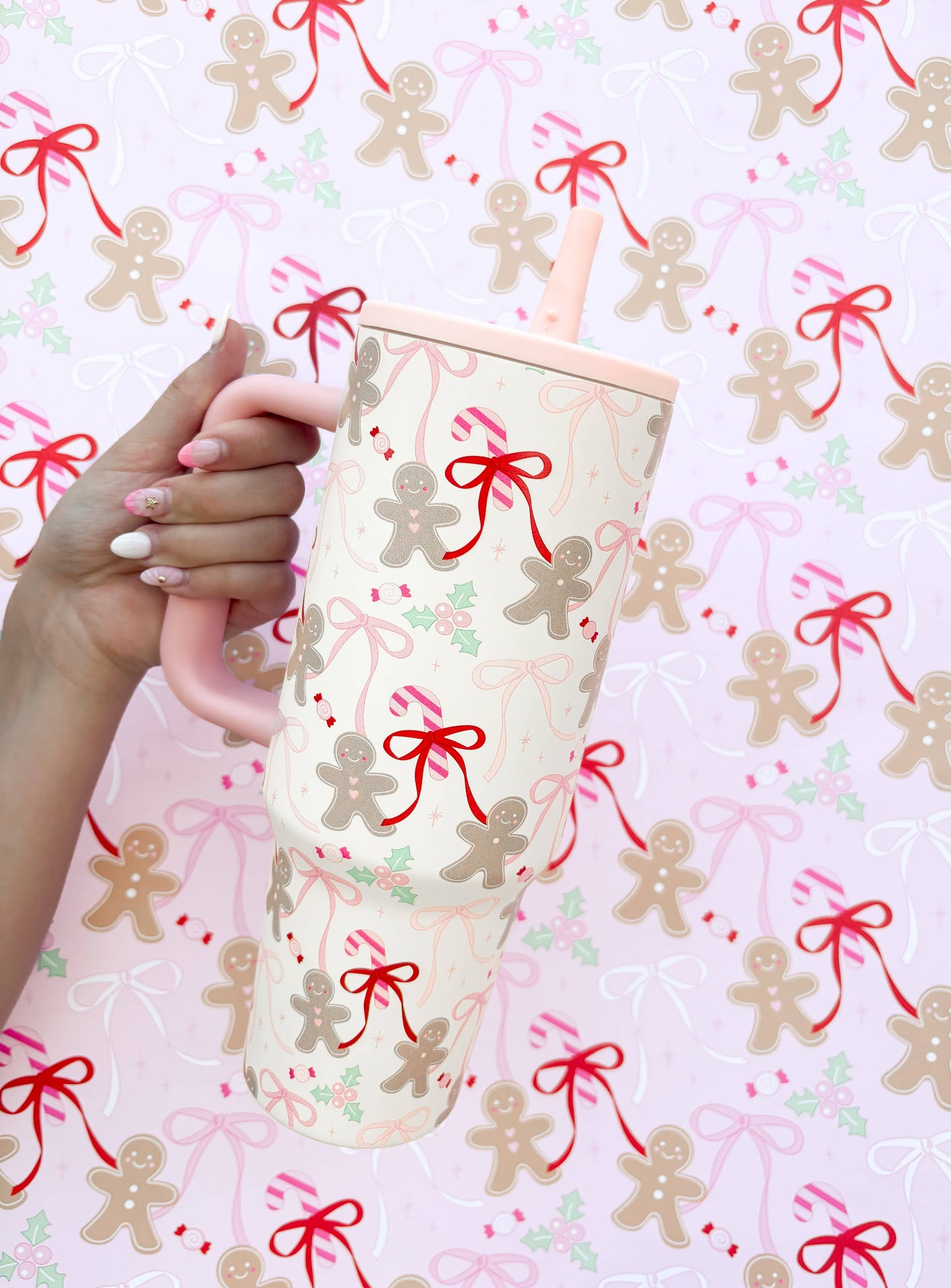 gingerbread 40oz tumbler