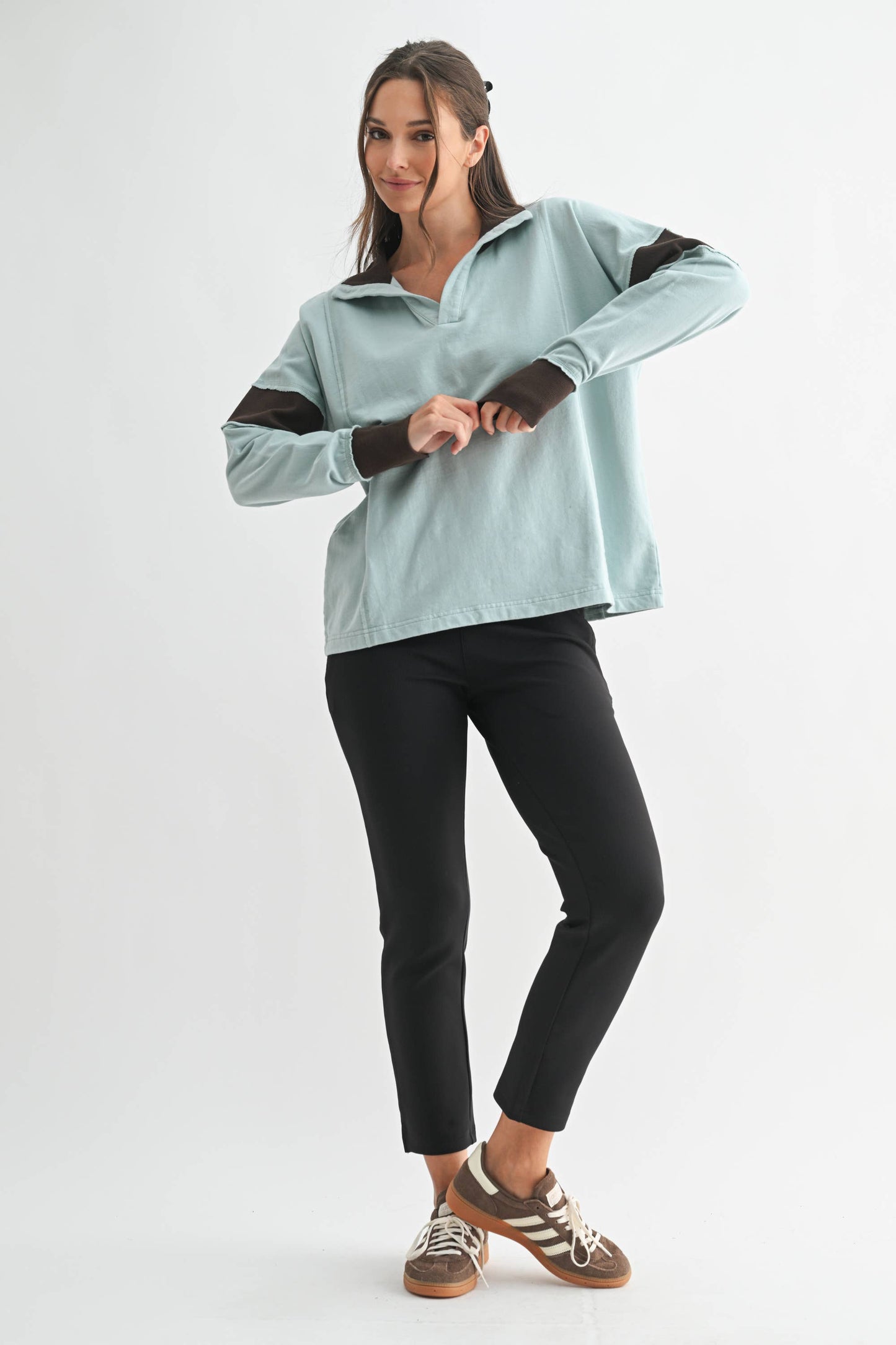 mint chocolate chip pullover