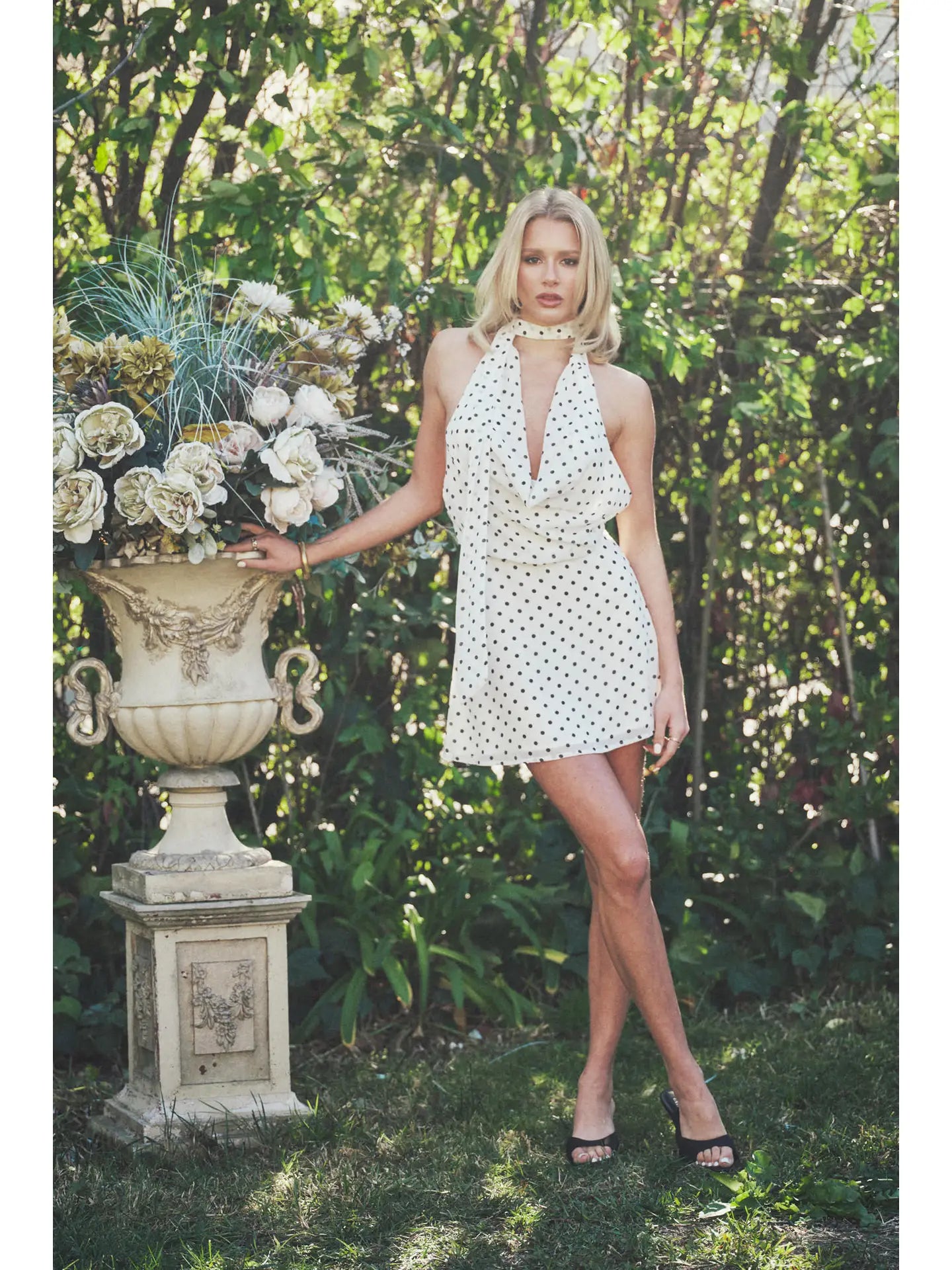 pure sugar halter mini dress