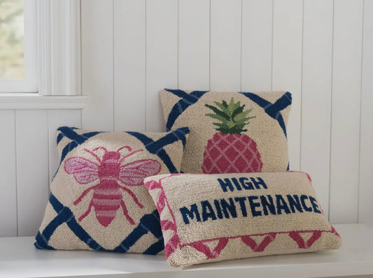 high maintenance hook pillow