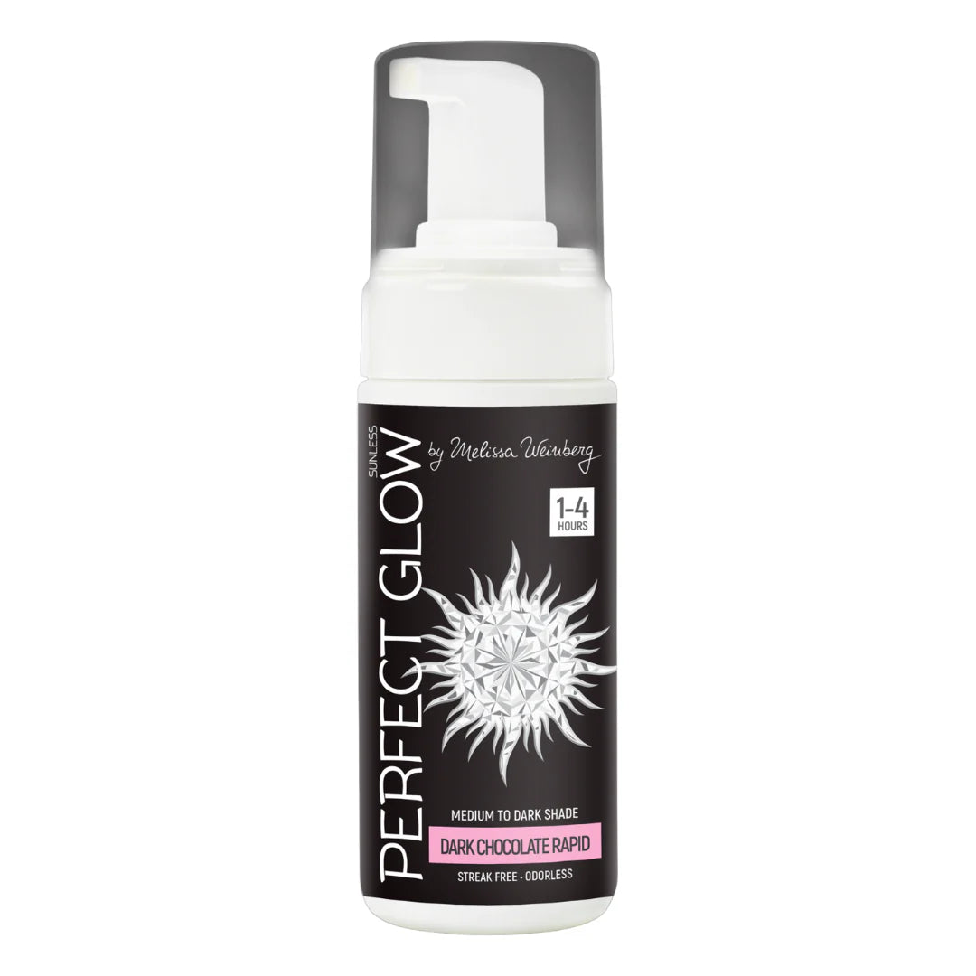 perfect glow self tanner in dark chocolate