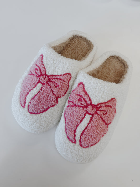 bow slippers