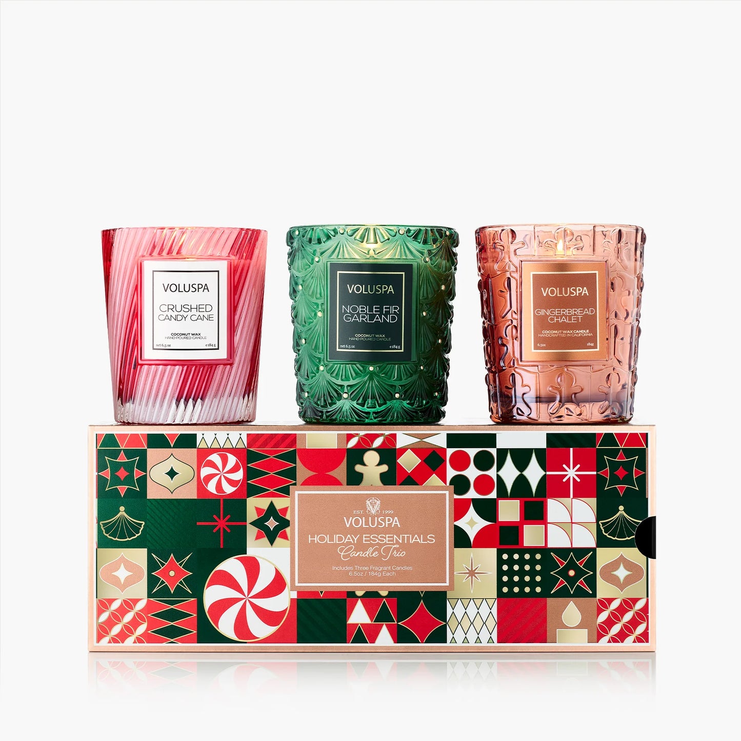 holiday essentials candle trio
