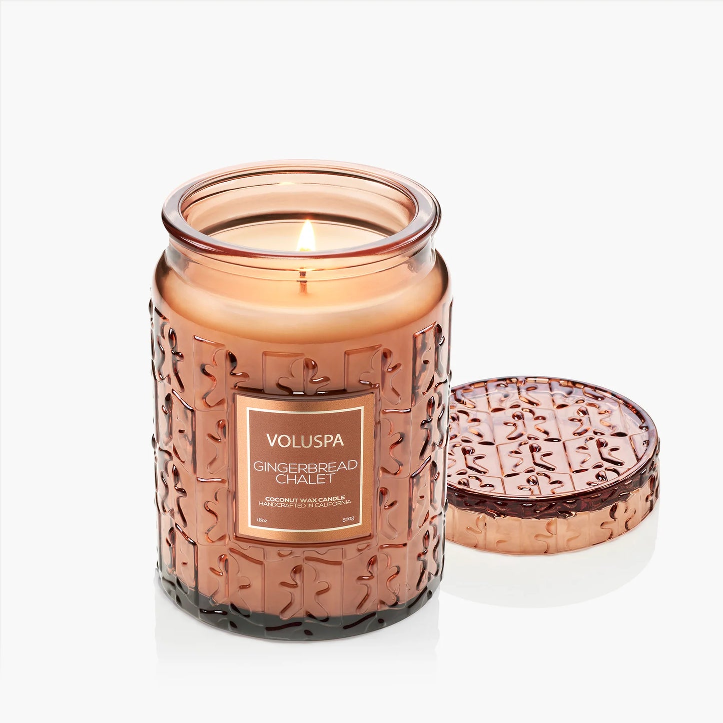 gingerbread chalet large jar candle