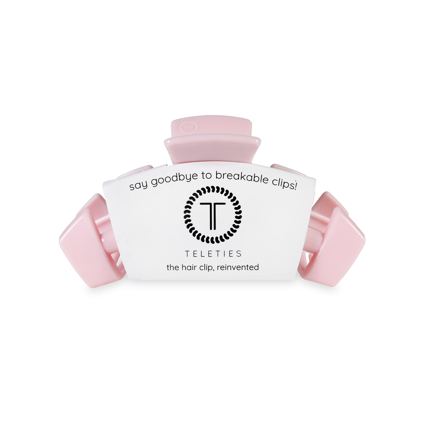 classic hair clip | medium | pink ribbon