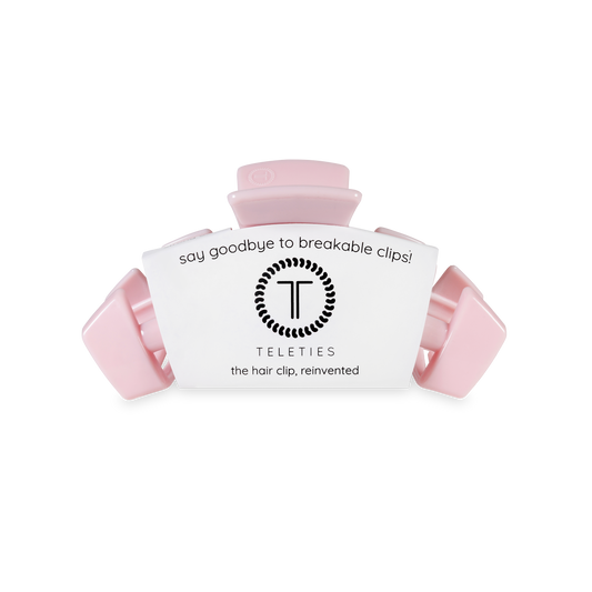 classic hair clip | medium | pink ribbon