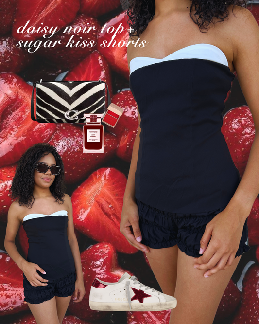 daisy noir top